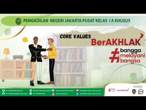 Internalisasi Core Value ASN BERAHLAK di Pengadilan Negeri Jakarta Pusat Kelas IA Khusus
